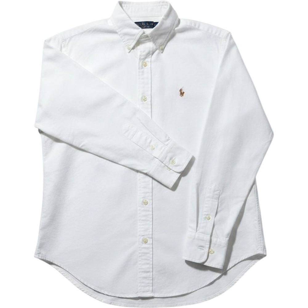 Ralph Lauren Sport White Capsule Wardrobe Oxford Button Down Shirt Women's Sz 4 - Picture 1 of 8